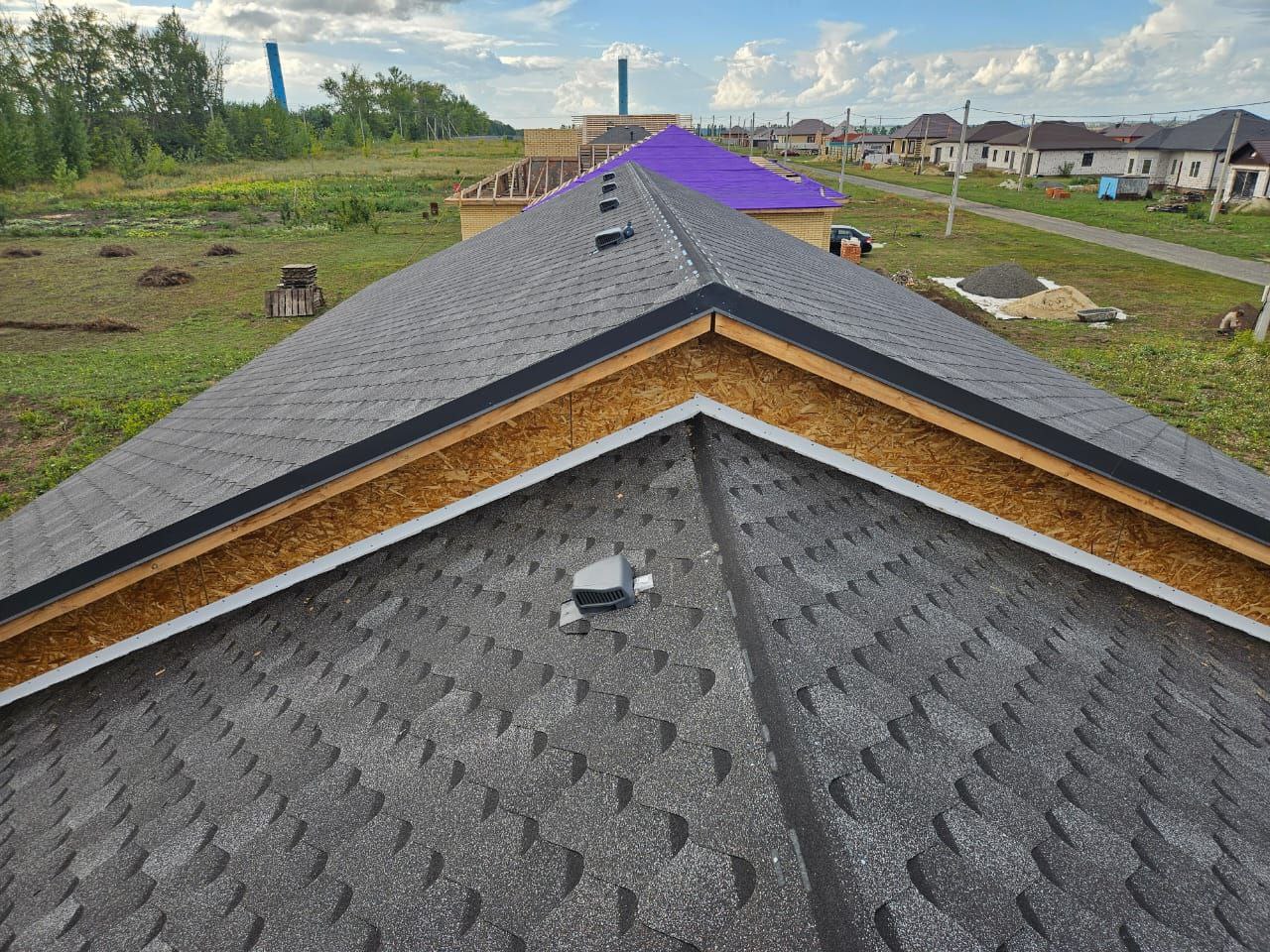 Монтаж стропильной системы